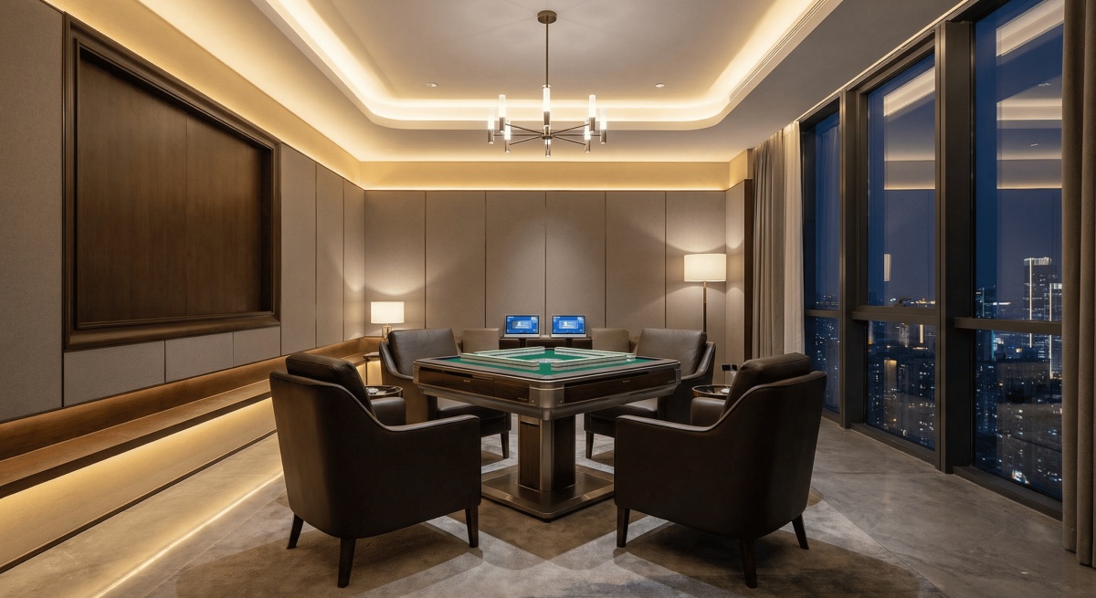 高端棋牌室实景